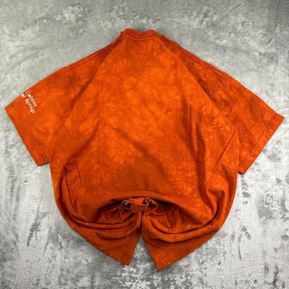 NWT Vintage 2000 The Mountain Amado Pena Native American Orange Dye T-Shirt - Picture 4 of 6